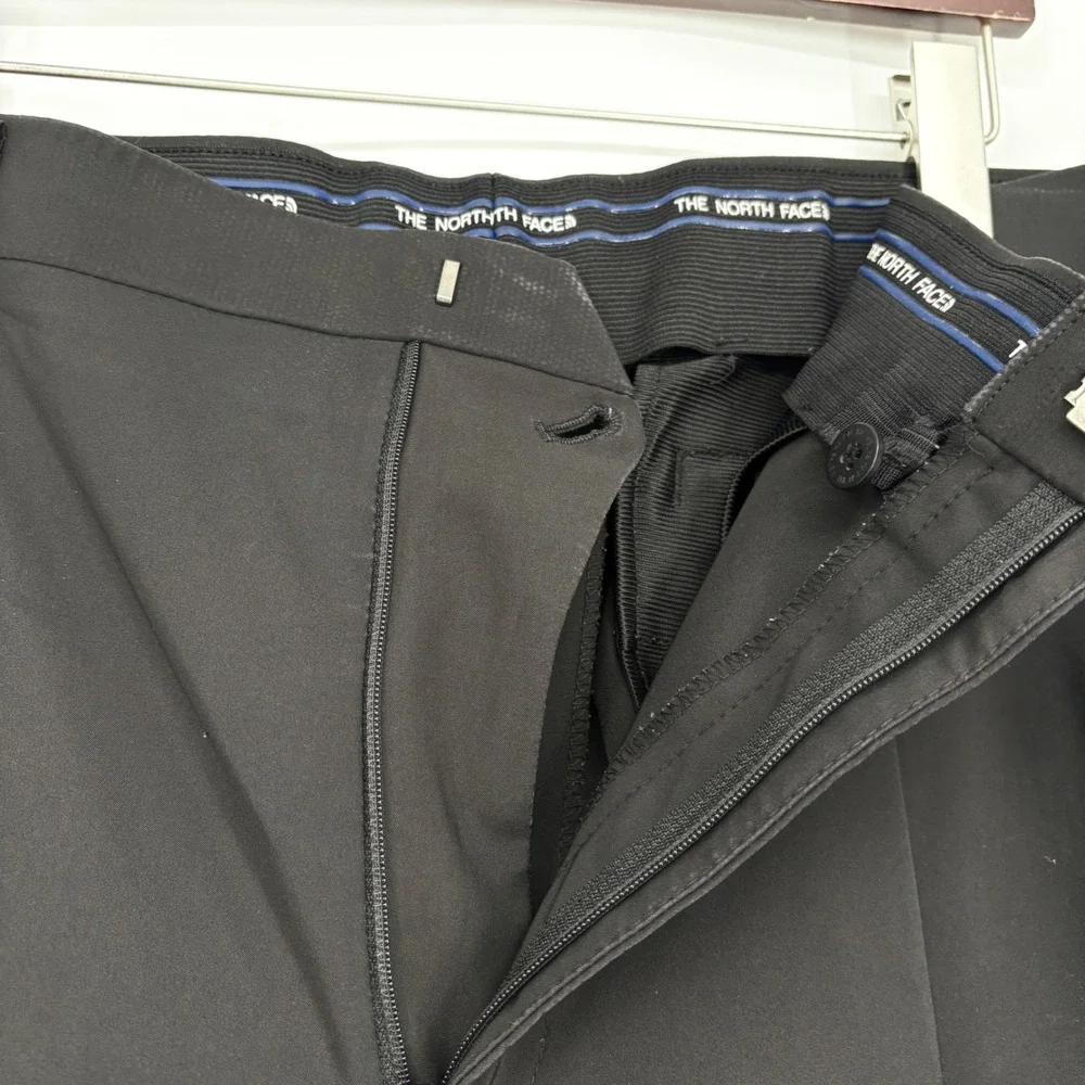 The‎ North Face Men's Black Pleated Lightweight Pants Lightweight Stretch 36/27